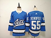 Winnipeg Jets 55 Mark Scheifele Blue Alternate Adidas Jersey,baseball caps,new era cap wholesale,wholesale hats